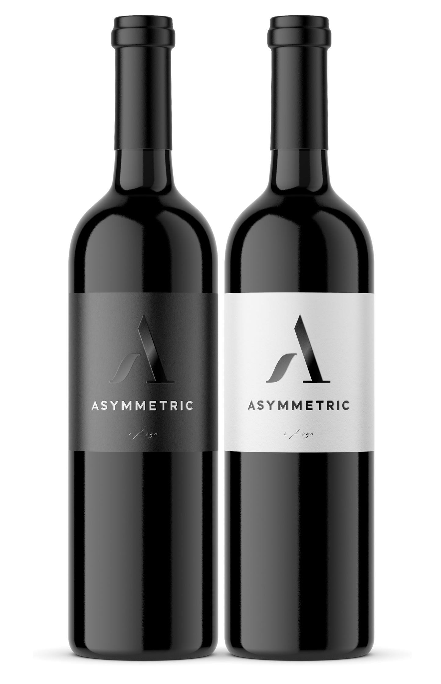 Asymmetric Cabernet 2-bottle pack (black label + white label)