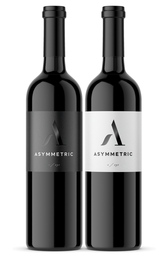 Asymmetric Cabernet 2-bottle pack (black label + white label)